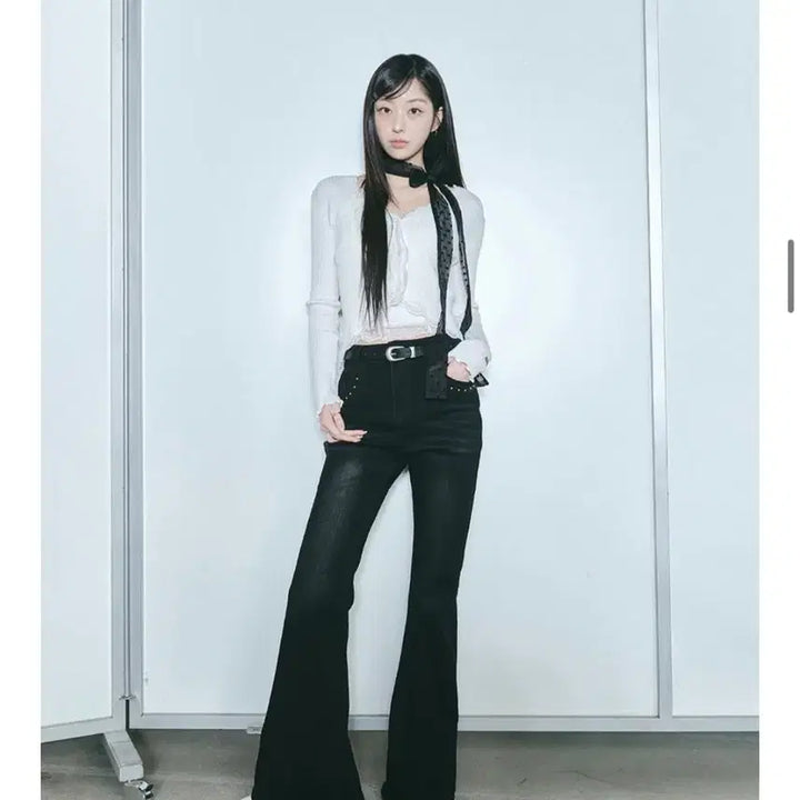 [BUNJANG] NICK&amp;NICOLE Lace Crop Cardigan S / 닉앤니콜 레이스 크롭가디건 s