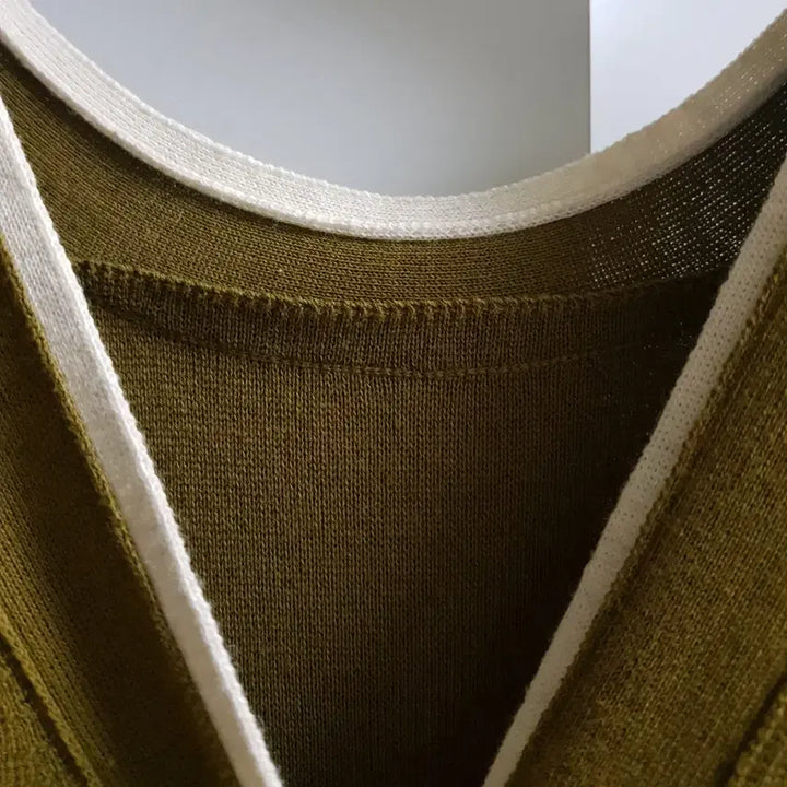 [BUNJANG] Mine Long Dress Khaki / 마인원피스