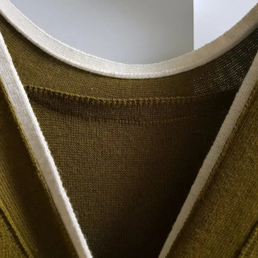 [BUNJANG] Mine Long Dress Khaki / 마인원피스