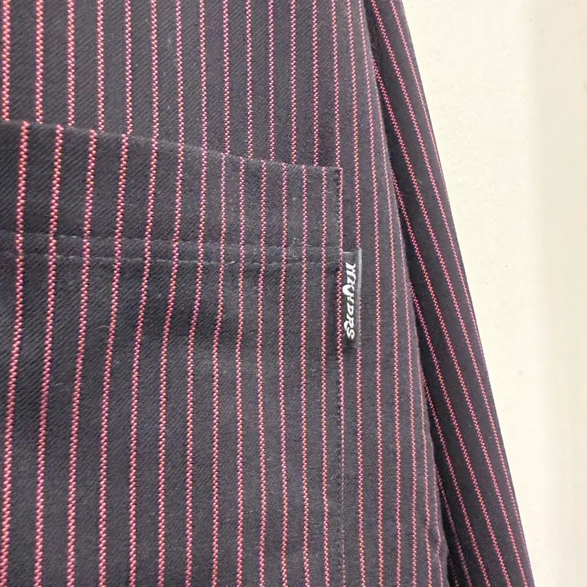 [BUNJANG] WKNDRS Striped Long Sleeve Shirt / WKNDRS 스트라이프 긴팔 셔츠