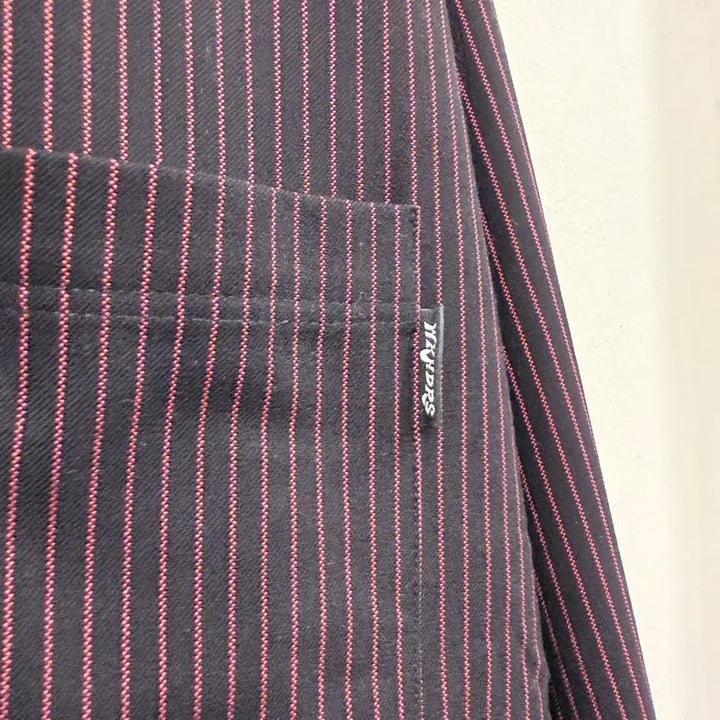 [BUNJANG] WKNDRS Striped Long Sleeve Shirt / WKNDRS 스트라이프 긴팔 셔츠
