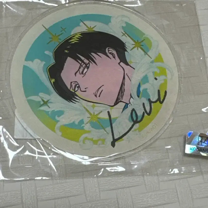 [BUNJANG] Attack on Titan Levi Wit Popup Acrylic Coaster (Sealed) / (미개봉) 진격의거인 진격거 리바이 위트 팝업 아크릴 코스터