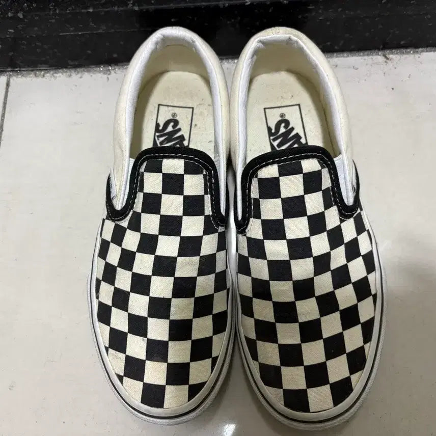 [BUNJANG] Vans Checkerboard High-Top Sneakers &amp; Converse High-Top Sneakers / 반스체커보드+컨버스하이