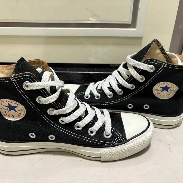 [BUNJANG] Vans Checkerboard High-Top Sneakers &amp; Converse High-Top Sneakers / 반스체커보드+컨버스하이