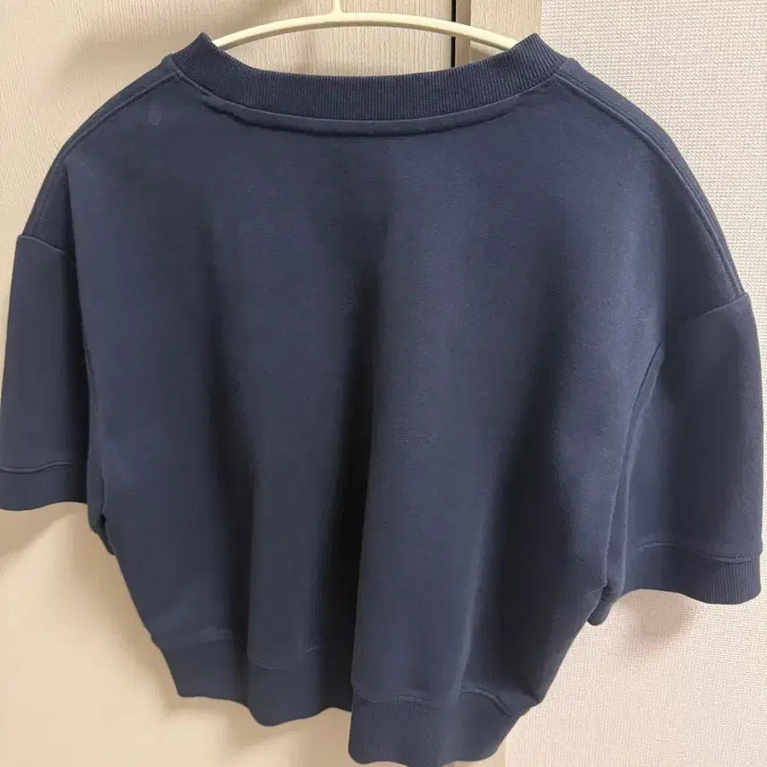 [BUNJANG] A.P.C. Navy Short Sleeve Sweatshirt / A.P.C. 반팔 맨투맨 네이비