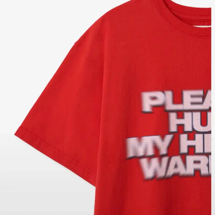 [BUNJANG] aeae Fit a Fat T-Shirt Red Size 1 / aeae 에이이에이이 핏 어 팻 티셔츠 레드 1 size