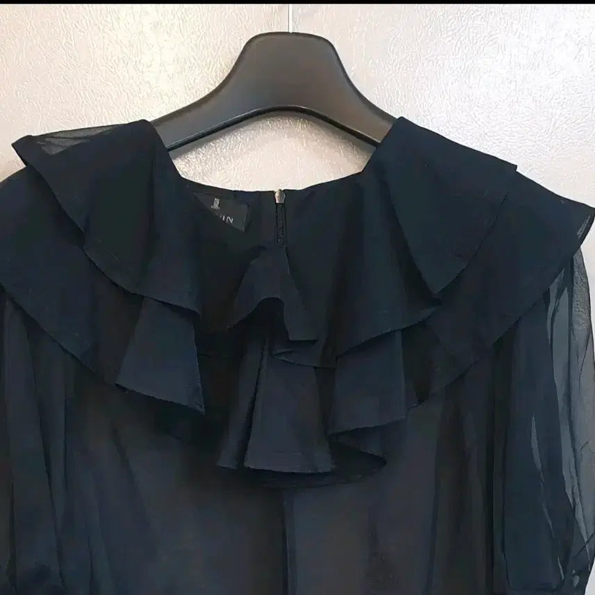 [BUNJANG] Hansum Lanvin Sheer Blouse / 한섬랑방  시스루블라우스 82한번착용후보관상태최상입니다
