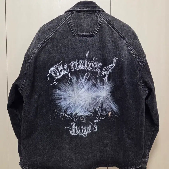 [BUNJANG] Juun.J Graphic Denim Shirt Size 44 / [44] 준지 그래픽 데님 셔츠