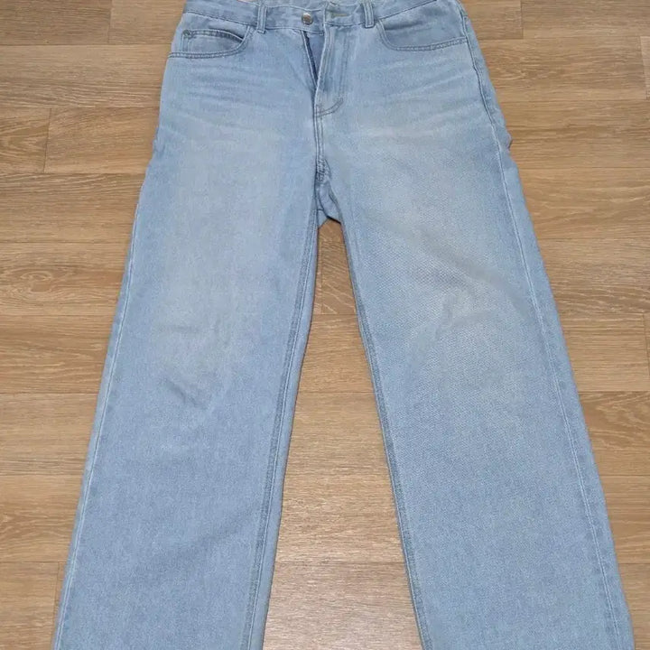 [BUNJANG] Solid Homme Wide Light Wash Denim Jeans / 솔리드옴므 와이드 연청 데님 48