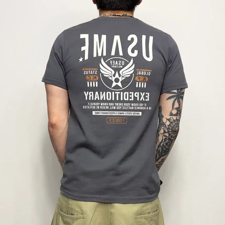 [BUNJANG] T Graphics US Military Printing T-Shirt / T graphics 미군 밀리터리 프린팅 반팔티
