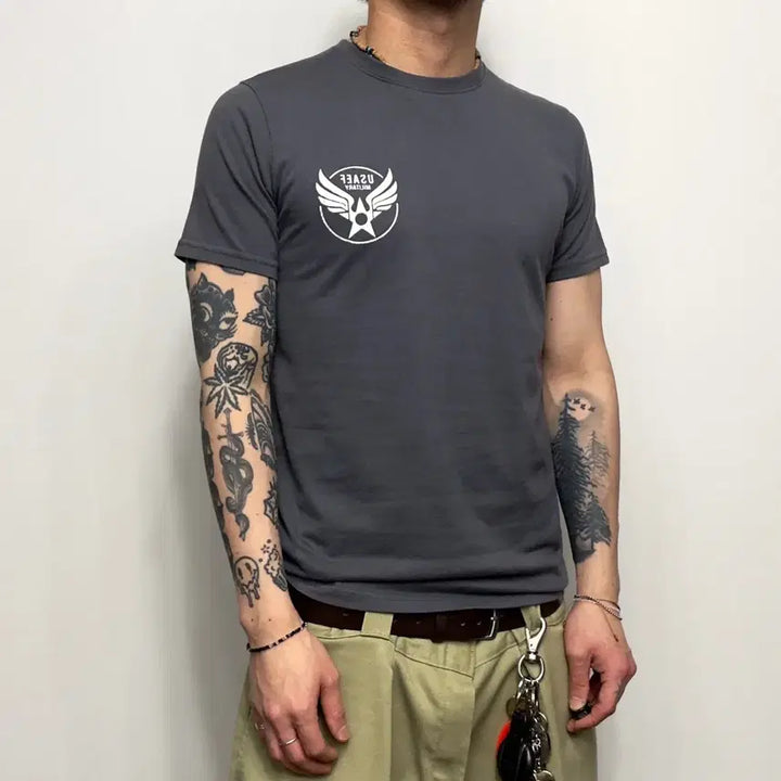 [BUNJANG] T Graphics US Military Printing T-Shirt / T graphics 미군 밀리터리 프린팅 반팔티