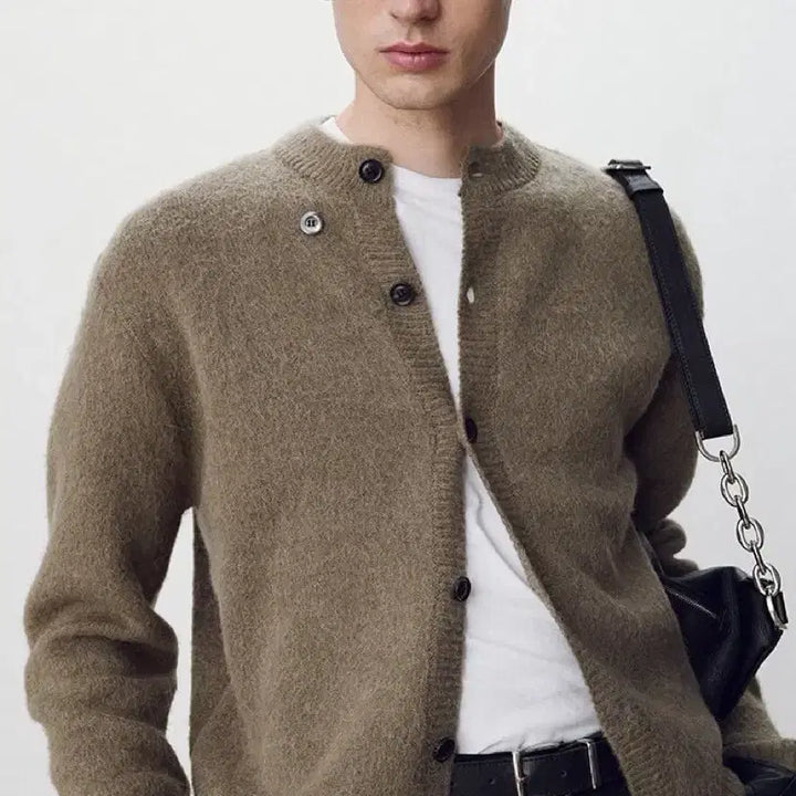 [BUNJANG] Tonywack Alpaca Mohair Cardigan Sage Green XL / 토니웩 알파카 모헤어 가디건 세이지 그린 xl