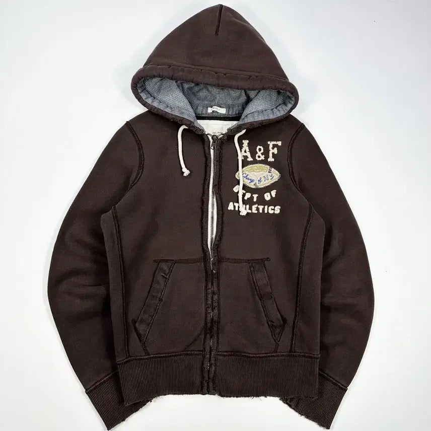 [SOLD OUT] (S) 아베크롬비 오리지널 y2k 데미지 후드집업 브라운