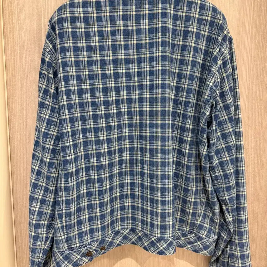 [SOLD OUT] 더블알엘 RRL 블루 체크 셔츠 자켓 XXL