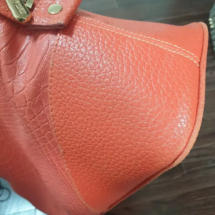 [BUNJANG] Anne Klein Orange Tote Bag / (오늘특가)앤클라인 오렌지 토트백 가방