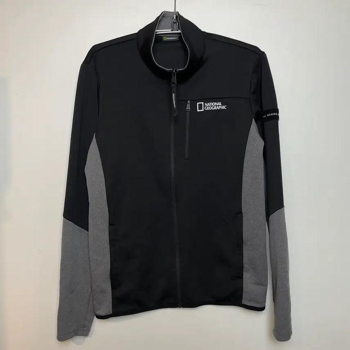 [BUNJANG] National Geographic Zip-Up Jacket Black/Grey / 내셔널지오그래픽 블랙/회색 집업