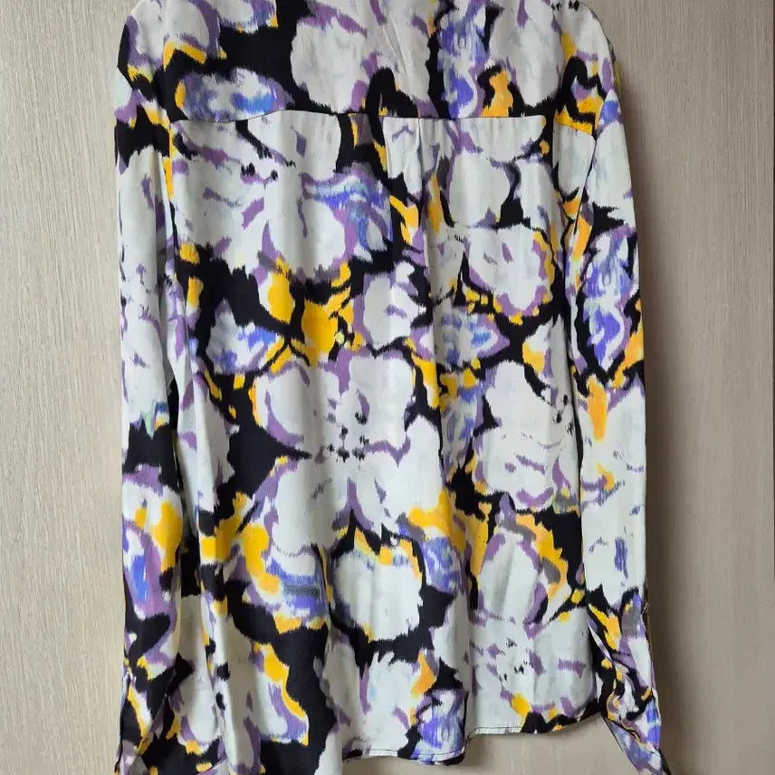 [BUNJANG] MSGM Silk 100% Patterned Silk Blouse / MSGM 실크 블라우스 실크100 패턴 셔츠블라우스