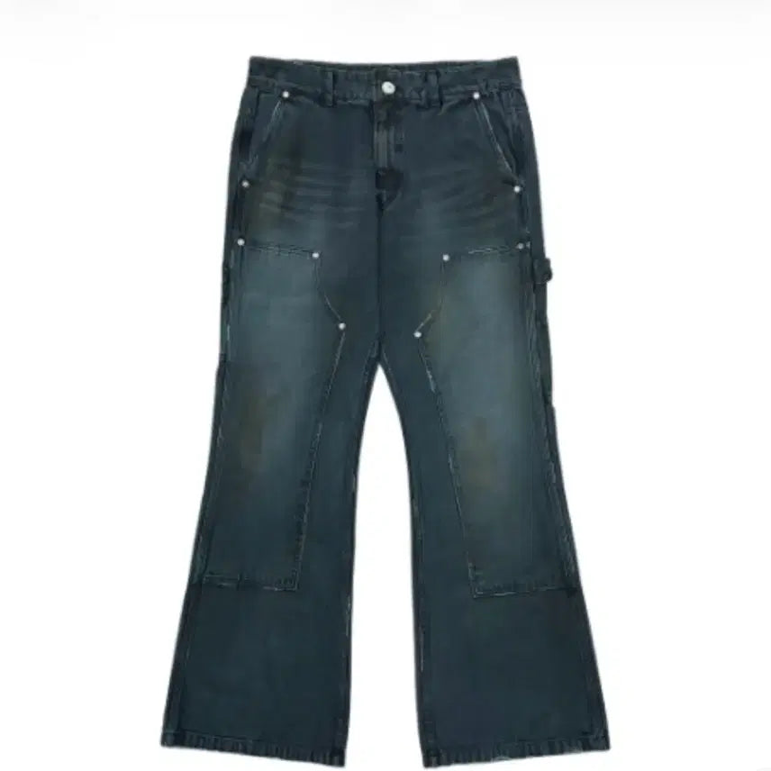 [BUNJANG] Protocol Index Carpenter Flare Pants Black / [2]프로토콜인덱스 카펜터 플레어 팬츠 블랙
