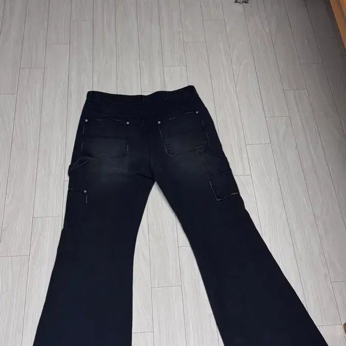 [BUNJANG] Protocol Index Carpenter Flare Pants Black / [2]프로토콜인덱스 카펜터 플레어 팬츠 블랙