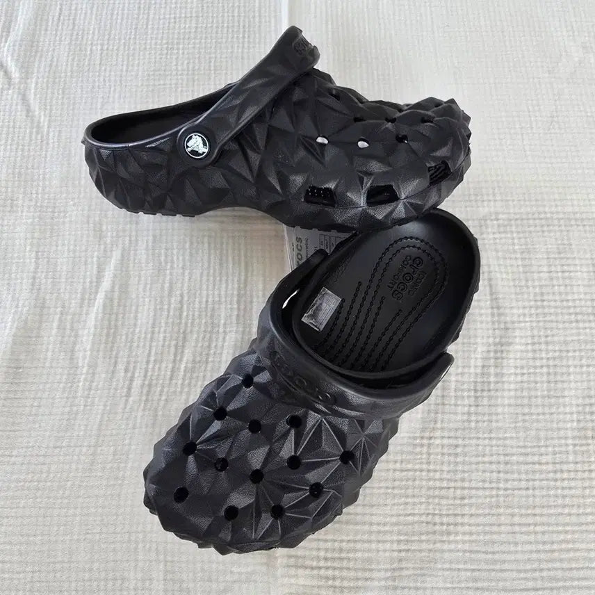 [BUNJANG] Crocs Geometric Black Clogs / 크록스 지오메트릭 블랙