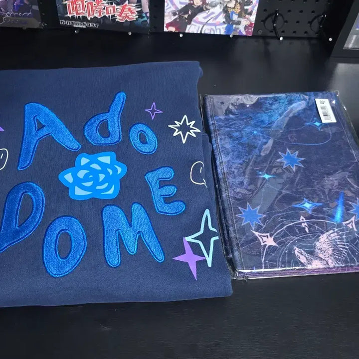 [BUNJANG] Ado "Yodaka" Hoodie &amp; Muffler Towel Set / Ado 아도 요다카 후드티, 머플러 타올
