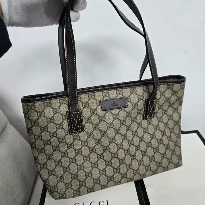 [BUNJANG] Gucci Signature Tote Bag / [보증서 정품] 구찌 시그니처 토트백