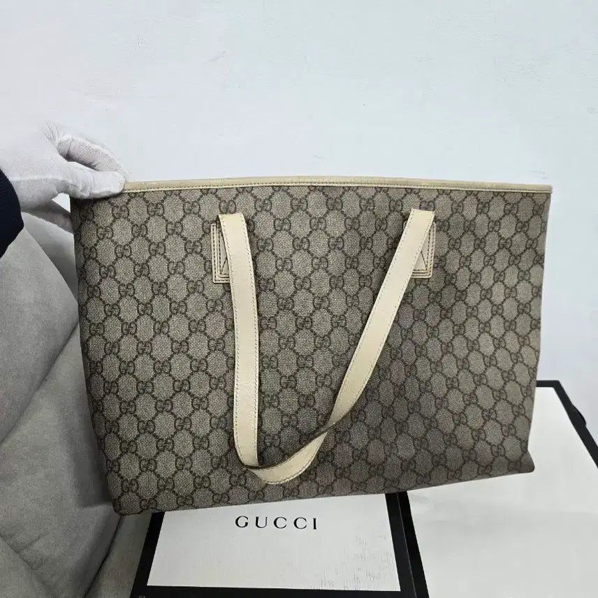 [BUNJANG] Gucci Signature Tote Shoulder Bag / [보증서 정품] 구찌 시그니처 토트 숄더백