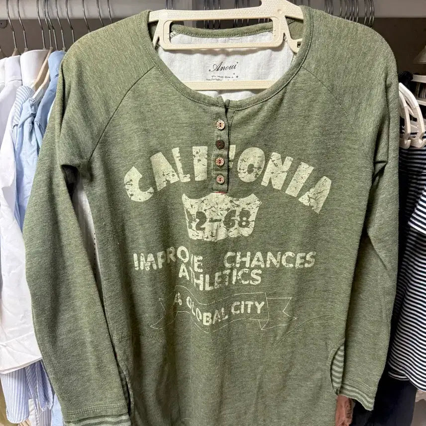 [BUNJANG] Wise Girl Vintage Layered Long Sleeve T-Shirt / 봉지 와걸 와이즈걸 빈티지 레이어드 긴팔티 레이스 어항 너드 파우닝