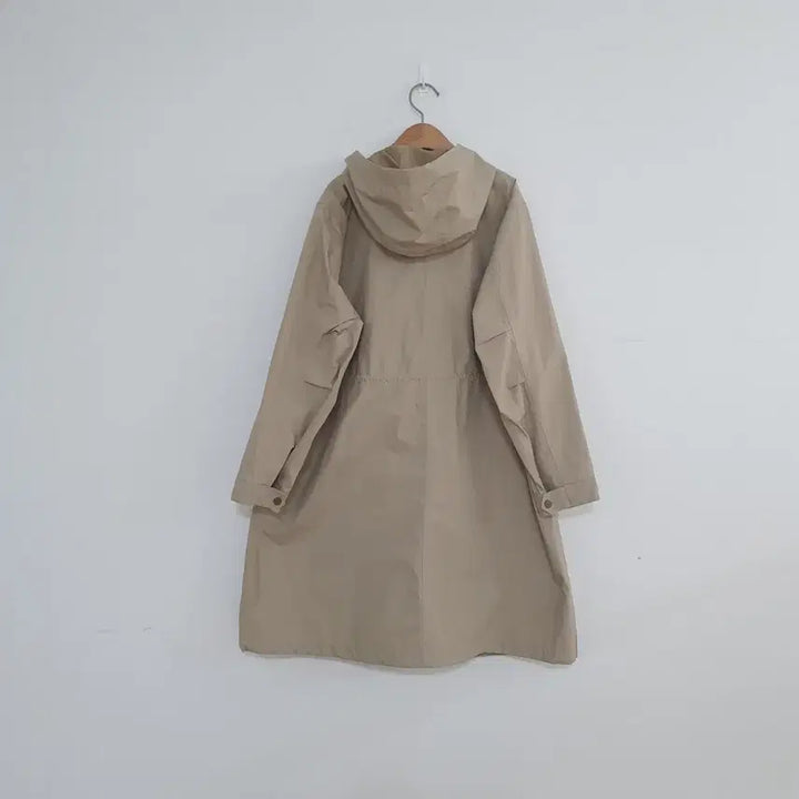 [BUNJANG] Uniqlo Hooded Long Coat Beige Anorak / No.26042711 유니클로 후드 롱 코트 베이지 야상