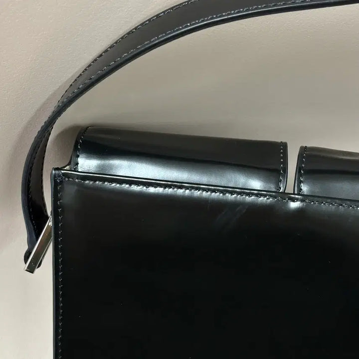 [BUNJANG] Byfar Billy Bag Black Leather Shoulder Tote Bag / Byfar 바이파 빌리백 블랙 가죽 숄더백 토트백