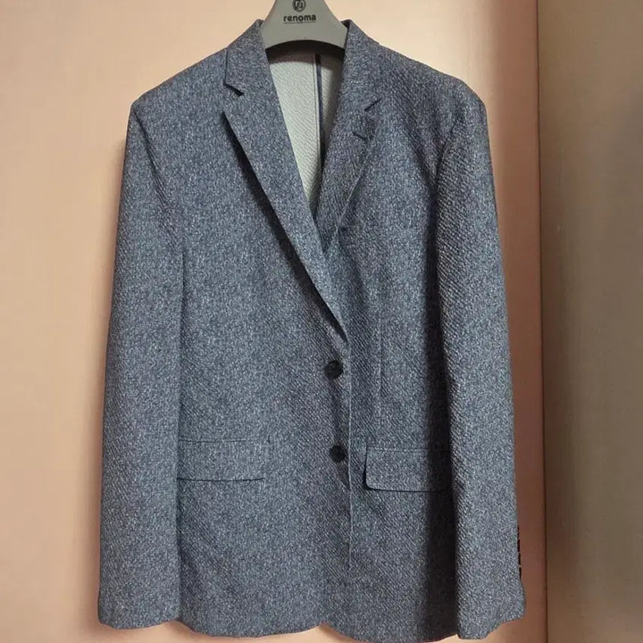 [BUNJANG] Cremieux Blue Tone Tweed Jacket / CREMIEUX 크레뮤 블루톤 트위드 자켓