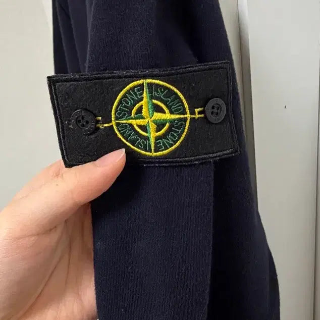 [BUNJANG] Stone Island Navy Sweatshirt / 스톤아일랜드 네이비 맨투맨