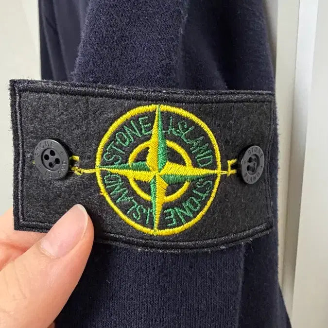[BUNJANG] Stone Island Navy Sweatshirt / 스톤아일랜드 네이비 맨투맨