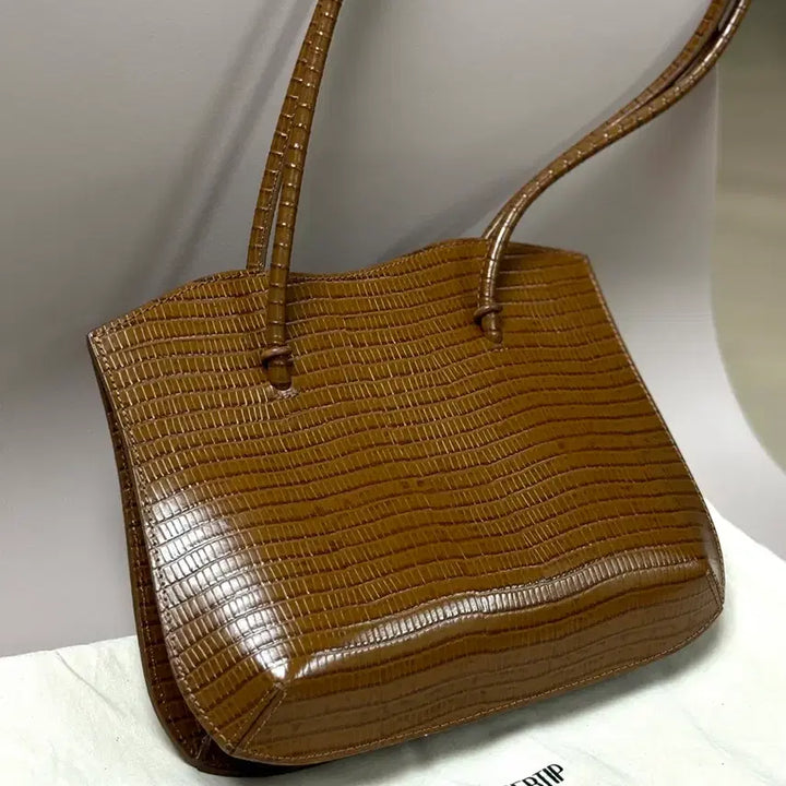 [BUNJANG] At My Fingertips Posy Bag Lizard Tan / 앳마이핑거팁 포지백 리자드 탄 (Posy Bag Lizard Tan)