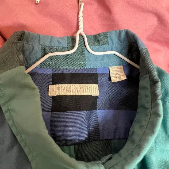 [BUNJANG] Burberry Brit Short Sleeve Shirt XL / 버버리 브릿 반팔 셔츠 남방