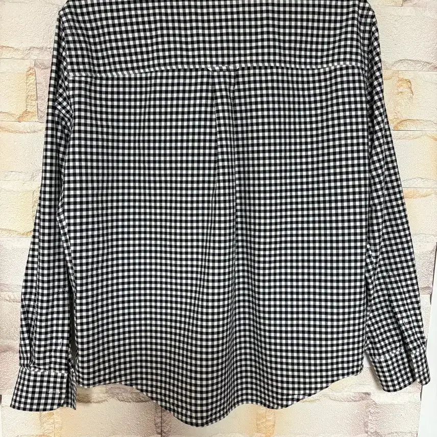 [BUNJANG] AMI Black/White Check Shirt / 아미 블랙/화이트 체크 셔츠