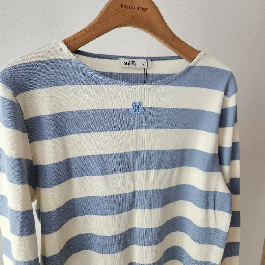 [BUNJANG] Atelier Jolie Striped Long Sleeve T-Shirt / 아뜰리에마졸리 긴팔티 새상품