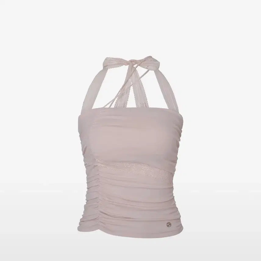[SOLD OUT] 페인오어플레져 엔젤셔링 탑 pink s사이즈