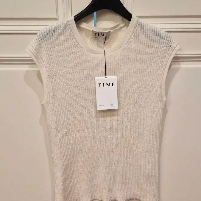 [BUNJANG] TIME (by Hanseam) Lambswool Knit Top - Ivory, Size 95 / 한섬 타임 램스 울 슬리브 니트 탑