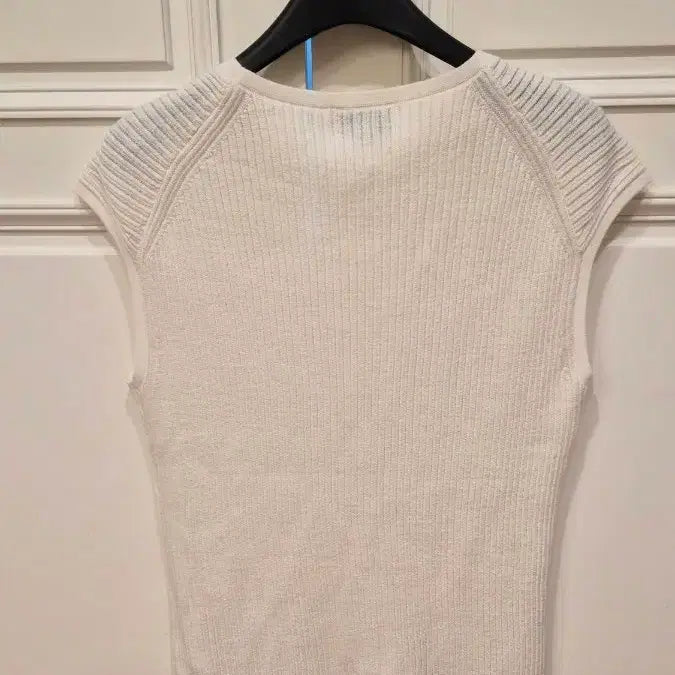 [BUNJANG] TIME (by Hanseam) Lambswool Knit Top - Ivory, Size 95 / 한섬 타임 램스 울 슬리브 니트 탑