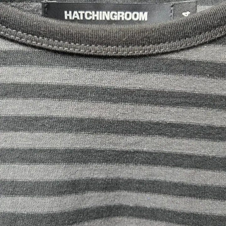[BUNJANG] Hatching Room Striped Long Sleeve T-shirt / [4] 해칭룸 스트라이프 긴팔 티셔츠