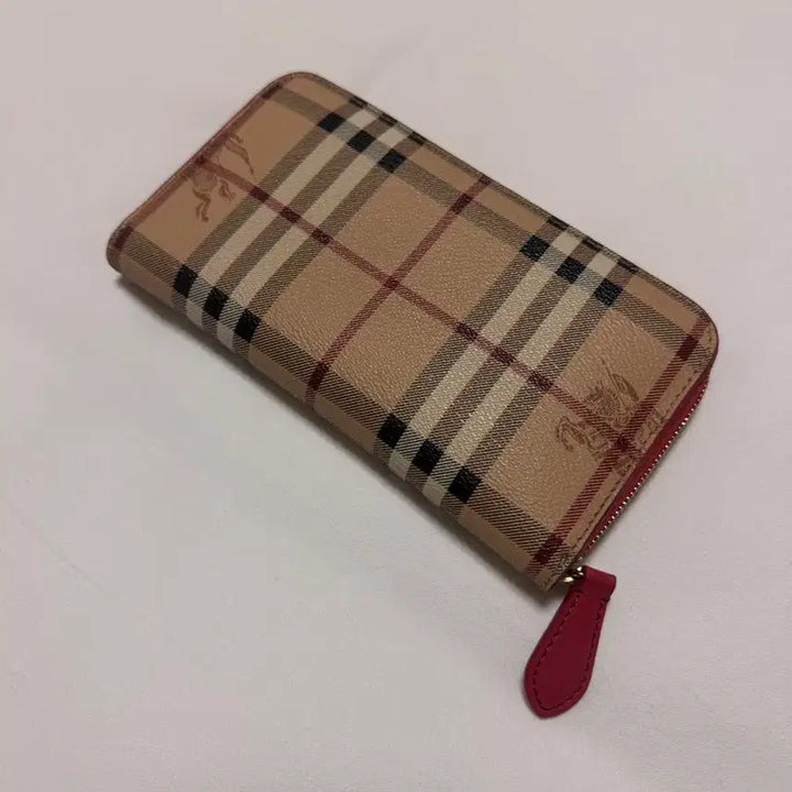 [BUNJANG] Burberry Haymarket Check Elmore Long Wallet / 버버리헤이마켓체크엘모어장지갑