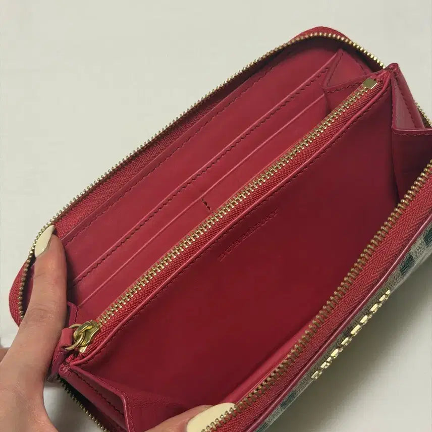 [BUNJANG] Burberry Haymarket Check Elmore Long Wallet / 버버리헤이마켓체크엘모어장지갑