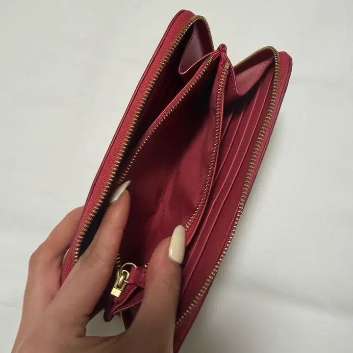 [BUNJANG] Burberry Haymarket Check Elmore Long Wallet / 버버리헤이마켓체크엘모어장지갑