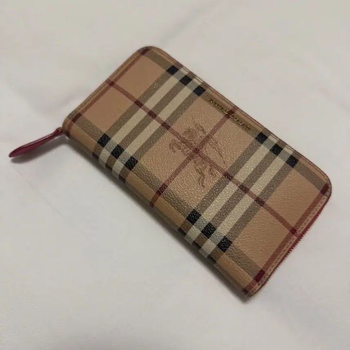 [BUNJANG] Burberry Haymarket Check Elmore Long Wallet / 버버리헤이마켓체크엘모어장지갑