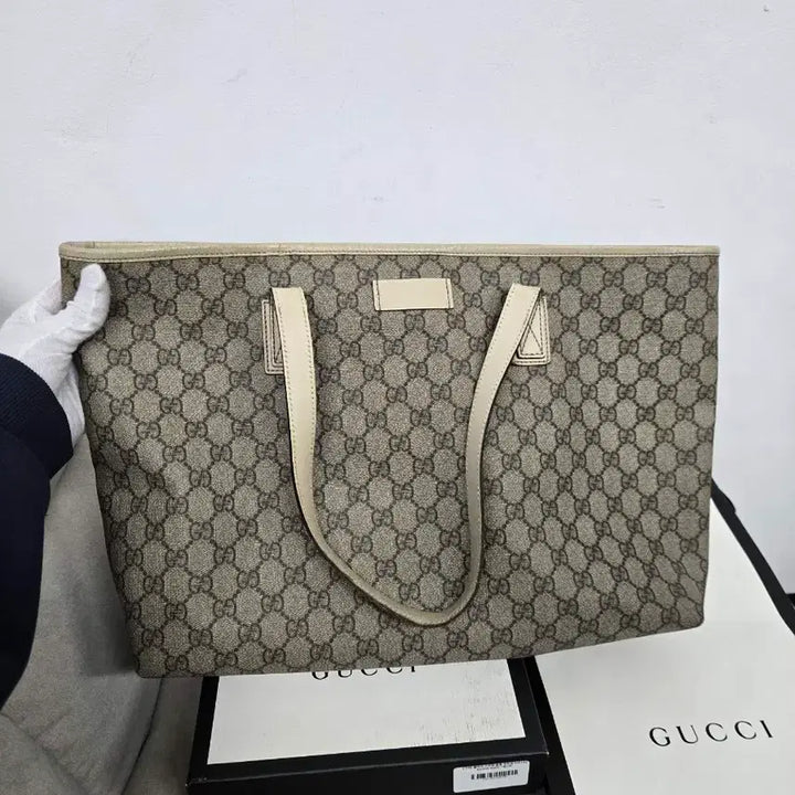 [BUNJANG] Gucci Signature Tote Shoulder Bag / [정품] 구찌 시그니처 토트 숄더백