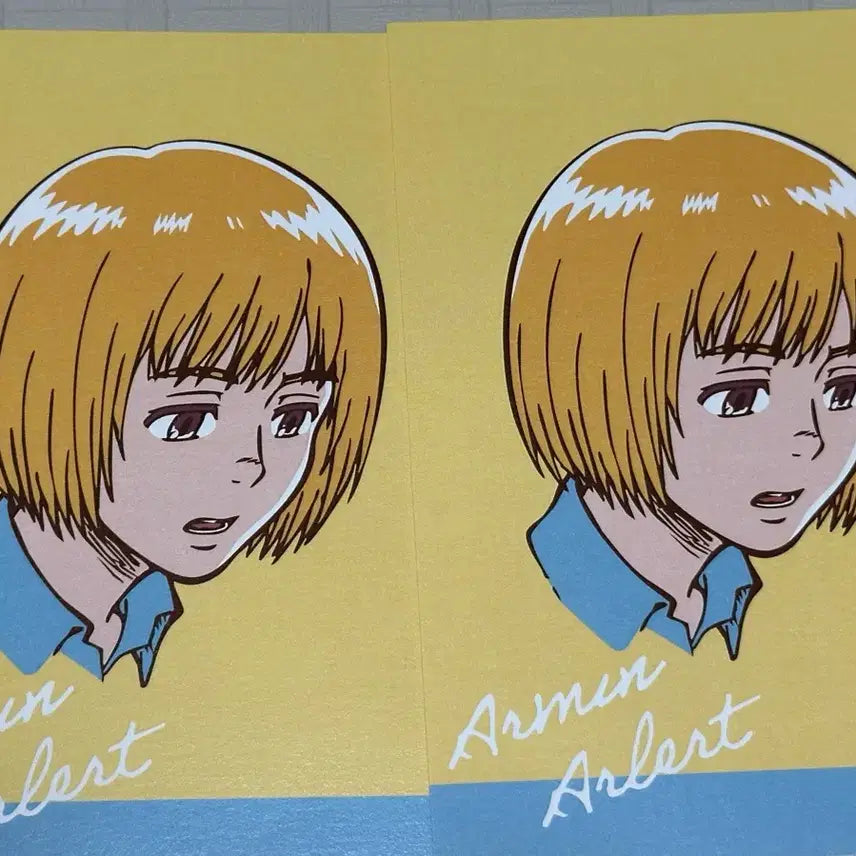 [BUNJANG] Attack on Titan Armin Wit Limited Edition Photocard Bundle Set / 진격의거인 진격거 아르민 위트 팝업 특전 2장 일괄