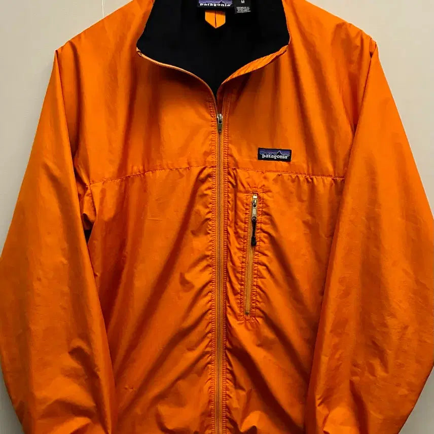 [BUNJANG] Patagonia Nylon Ripstop Lightweight Windbreaker Jacket Orange / (M/100)파타고니아 나일론 립스탑 경량 바람막이 자켓 오렌지