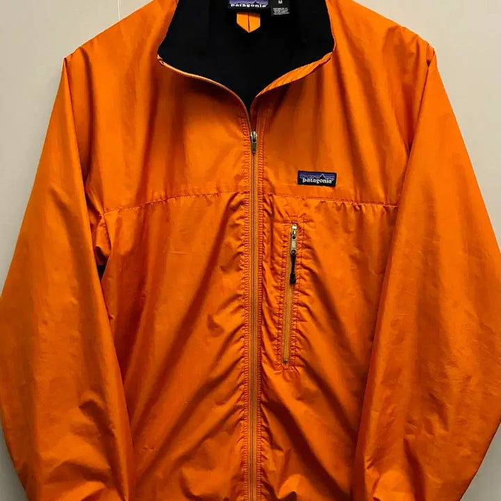 [BUNJANG] Patagonia Nylon Ripstop Lightweight Windbreaker Jacket Orange / (M/100)파타고니아 나일론 립스탑 경량 바람막이 자켓 오렌지
