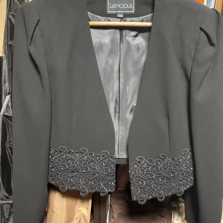 [BUNJANG] Black Lace Jacket M / 블랙 레이스 자켓 M